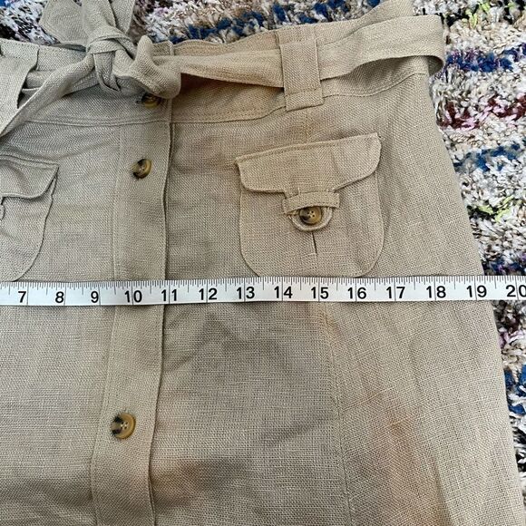 Soft surroundings‎ linen button front skirt - Picture 9 of 9